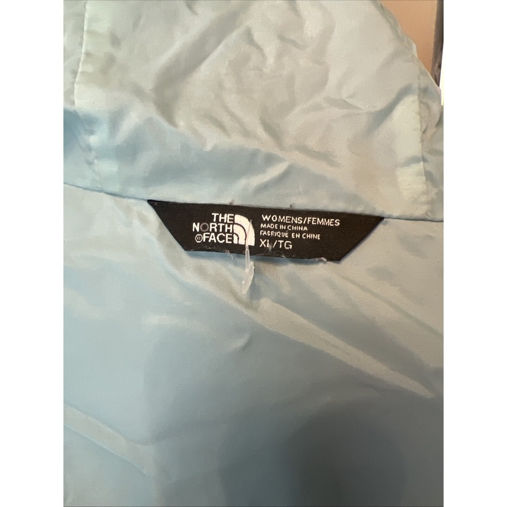 The North Face Women XL Parka Jacket Hooded Zip Up Mid Length Drawstring Waist - Picture 7 of 10